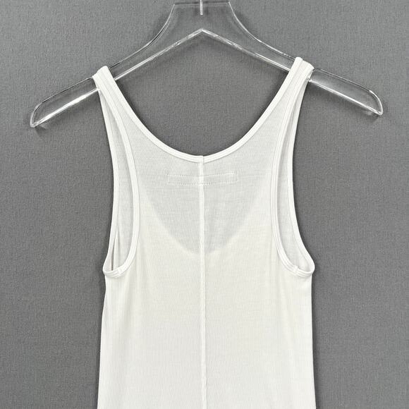 ENZA COSTA Silk Rib Tank Top Womens Small Black White Set of 2 Layering Stretch - Picture 13 of 16